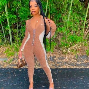 COPY - Velvet long sleeve catsuit